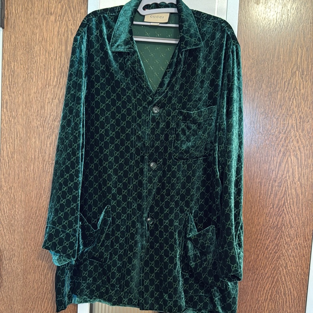 Gucci GG Velvet shirt